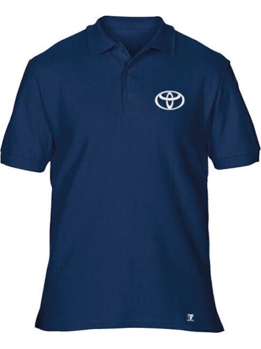Κέντημα Toyota Ανδρικό Polo Μπλουζάκι Κοντομάνι...