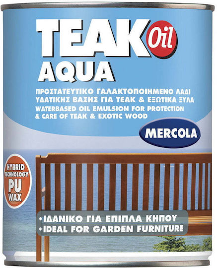 Mercola Aqua Teak Oil Water Teak Matte 750ml