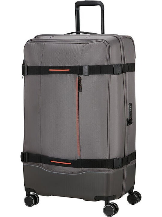 American Tourister Urban Track Large Travel Suitcase Gray Height 79cm