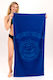 SteweHome Cotton Light Blue Beach Towel 140x70cm