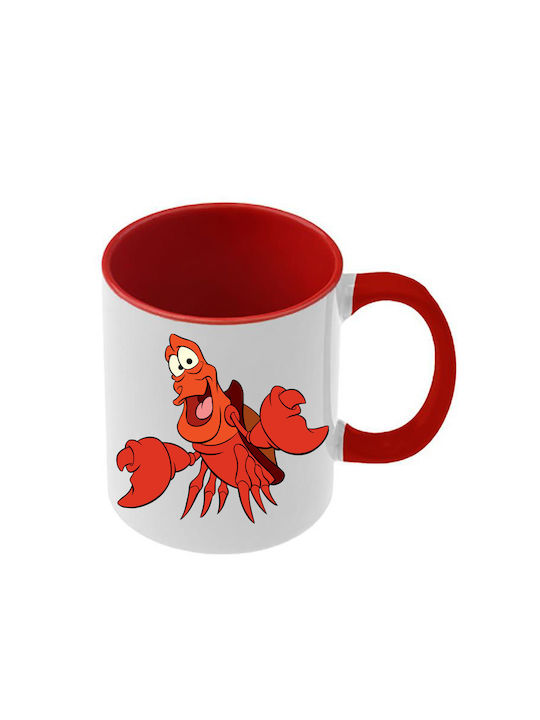 Tasse Ariel Rote Griff Innenraum