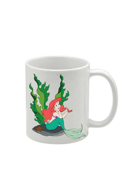 Weiße Tasse Ariel