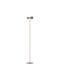 VK Lighting LED Floor Lamp Height 156.7cm with Warm White Light 2096lm Rose Gold