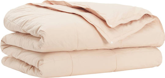 vidaXL Superking Steppdecke 220x260cm Beige