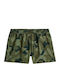 Costum de Baie Bărbați Pantaloni Scurți Multicolor Camo