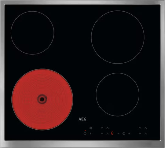 AEG TN64RA00XB Κεραμική Εστία Αυτόνομη 57.6x51.6εκ.