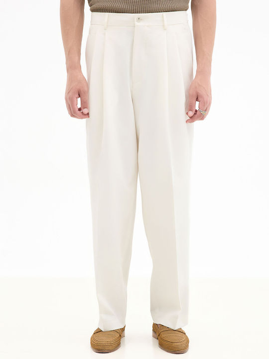 Aristoteli Bitsiani Ecru Trousers