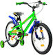 DHS 18 Παιδisches Fahrrad BMX Grünes