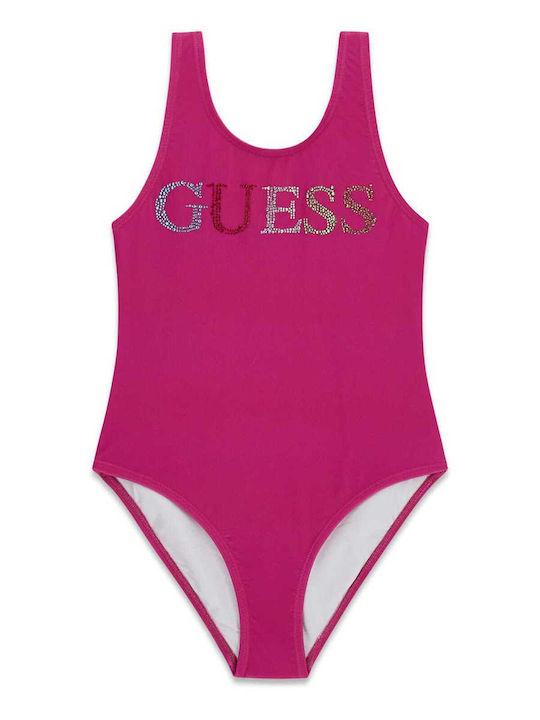 Guess Детски Цял Бански Фуксия