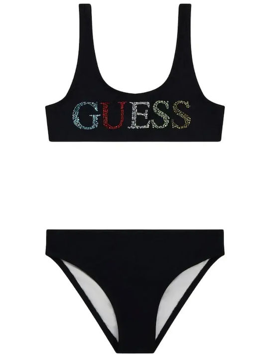 Guess Costum de Baie pentru Copii Bikini Negru