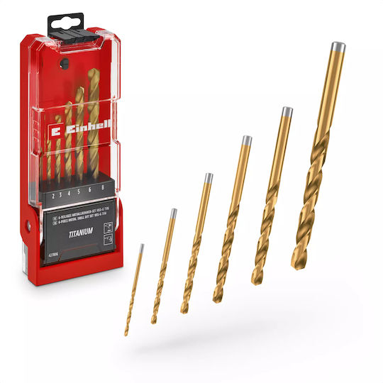 Einhell Set 6 Burghie Titan pentru Metal