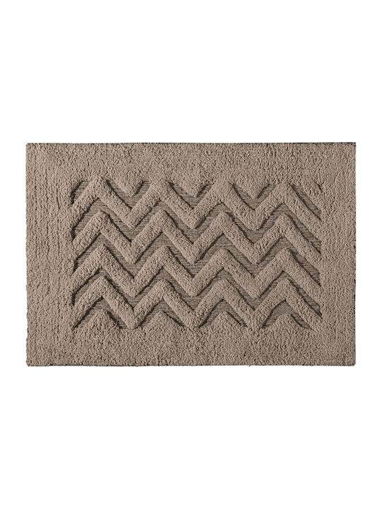 Guy Laroche Bath Mat Cotton Nepal Taupe 70x120cm