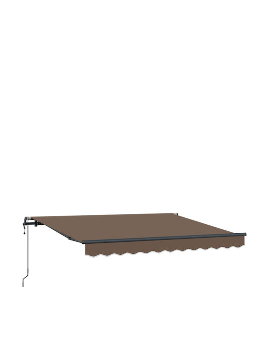 vidaXL Cort Terasă Maro 5x3.5m