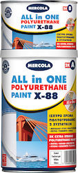 Mercola X-88 Vopsea Poliuretanică Albă 1kg 1992 Mercola X-88 Vopsea Poliuretanică Albă 1kg 1992