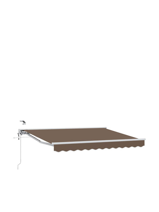 vidaXL Cort Terasă Maro 5x3.5m