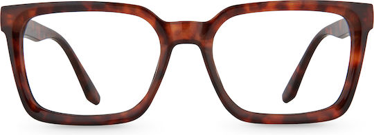 Nordic Vision Women Reading Glasses +3.50 In Transparent Colour