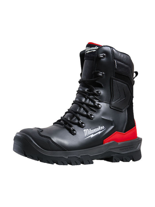 Milwaukee Wasserdichtes Sicherheitstiefel Schwarz S7S mit Zertifizierung CI FO HRO SR