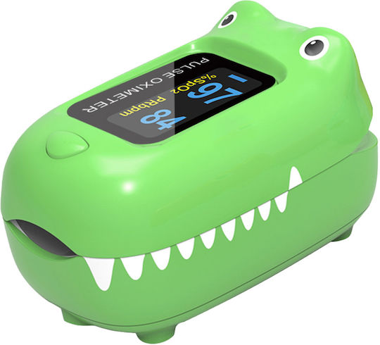 Mobiak Fingertip Pulse Oximeter for Kids Green