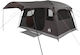 vidaXL Summer Camping Tunnel Tent Brown 366x244x198cm