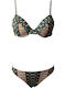 Set Bikini Push-Up Grün