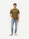 Men's Jeans Pants with Slim Fit Light Blue