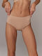 High Waist Women's Brazil Seamless Beige