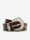 Leather Women's Brown Belt
