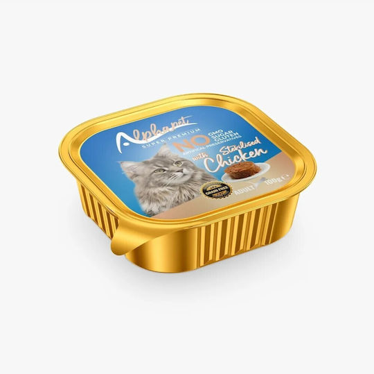 Alpha Pet Alpha Pet Nasses Katzenfutter mit Huhn ohne Getreide 100g