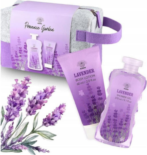 Aurora Natural Lavandula Skin Care Set for Body Cleaning 3pcs