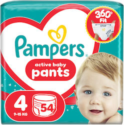 Pampers Active Baby Pants No. 4 για 9-15kg Pampers Active Baby Pants No. 4 για 9-15kg