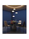 VK Lighting White LED Pendant Ceiling Light with Warm White Light