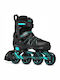 Raven Expert Inline Αυξομειούμενα Rollers Τιρκουάζ Ενηλίκων