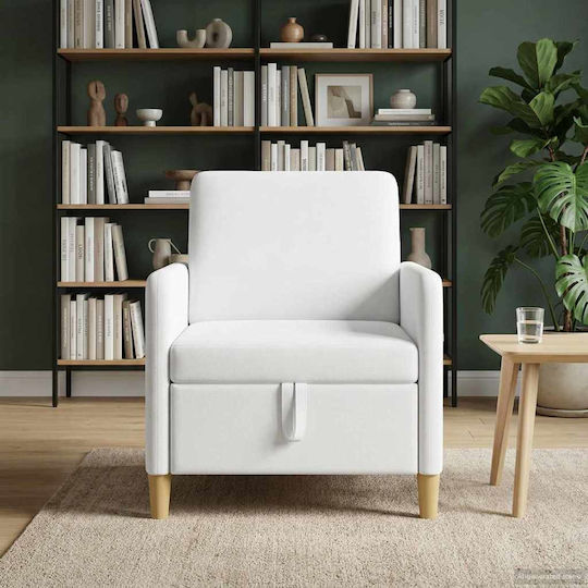 Фотьойла Бял 72x78x87см