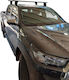 Menabo Aluminum Car Roof Bars for Toyota Hilux 2020+ Set with Roof Rack Legs Black