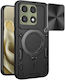 Techsuit Umschlag Rückseite Schwarz Motorola Edge 70 Pro