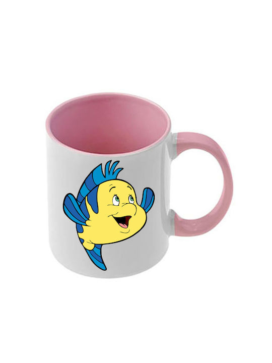 Photoretous Keramiktasse Ariel Rosa Mit Griff I...