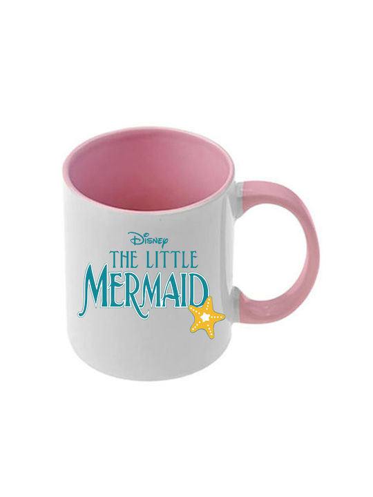 Photoretous Keramiktasse Ariel Rosa Mit Griff I...