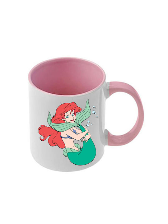 Photoretous Keramiktasse Ariel Rosa Mit Griff I...