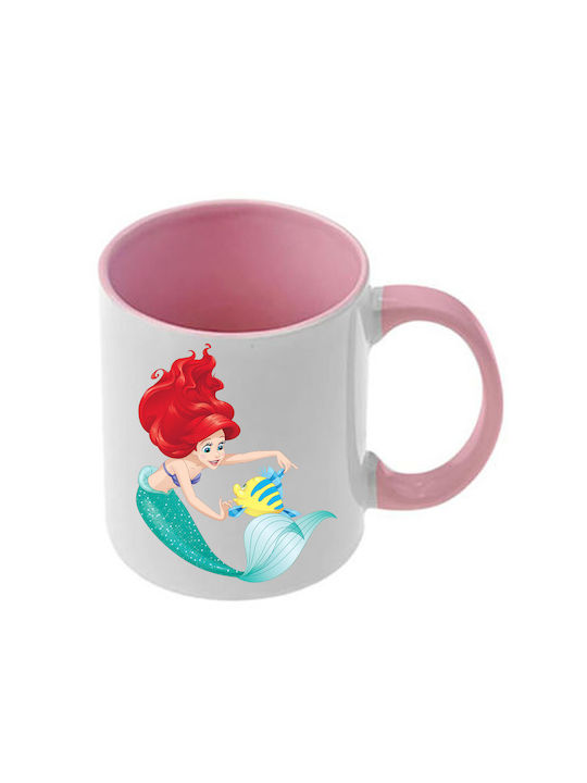 Photoretous Keramiktasse Ariel Rosa Mit Griff I...