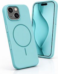 Silicone Thin Mag Case Iphone 15 6 1" Turquoise