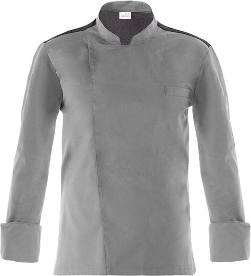 Giblor's Chef Jacket 100% Cotton Gray