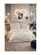 SteweHome Σετ Παπλωματοθήκη Βαμβακερή 200x220cm Διπλή με 2 Μαξιλαροθήκες Μπλε Σκούρο