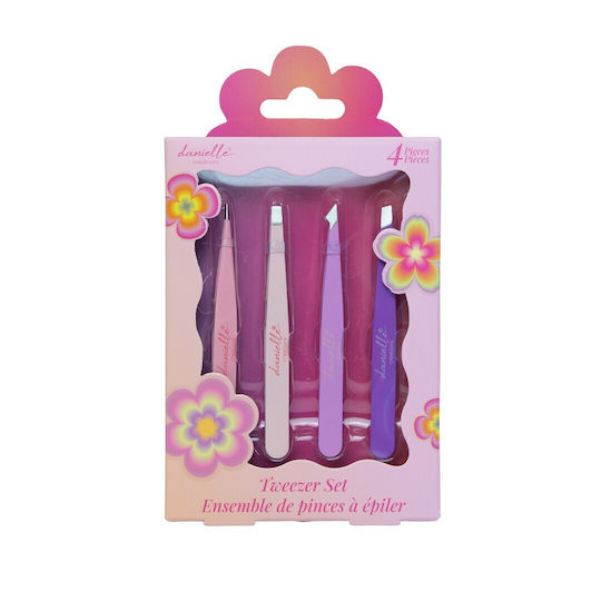 Set 4 Pinzetten Für Augenbrauen Flower Tweezer Set By Upper Canada