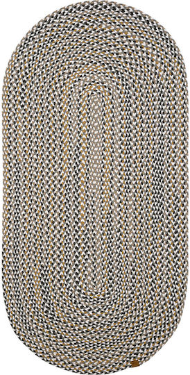 SteweHome Rectangular Kitchen Mat Oval Boho 100x200cm