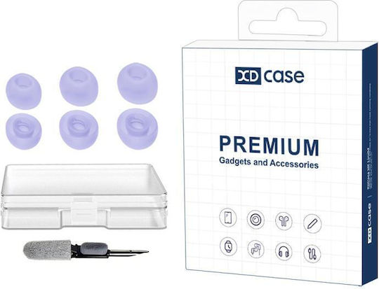 Jbl Tune Buds Buds 2 225tws Xdcase 3 Ζεύγη Ανταλλακτικών Ακουστικών Σιλικόνης Μέγεθος S M L Βούρτσας Καθαρισμού Τυχαίο Μωβ