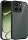 Pc+tpu Semi-Transparent Back Cover Plastic Silicone 1.5mm Black OnePlus Nord 6