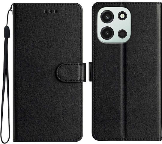 6 5g Book Synthetisches Leder / Silikon Schwarz (OnePlus Nord 6)