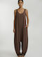 Women's One-piece Jumpsuit Brown
