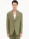 Summer Men's Suit Jacket Khaki