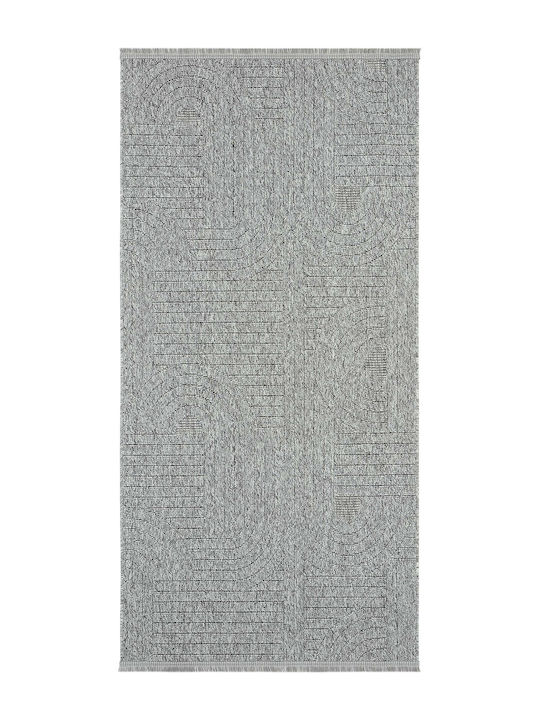 SteweHome Rectangular Kitchen Mat Waterproof with Non-Slip Backing Scandinavian 100x250cm